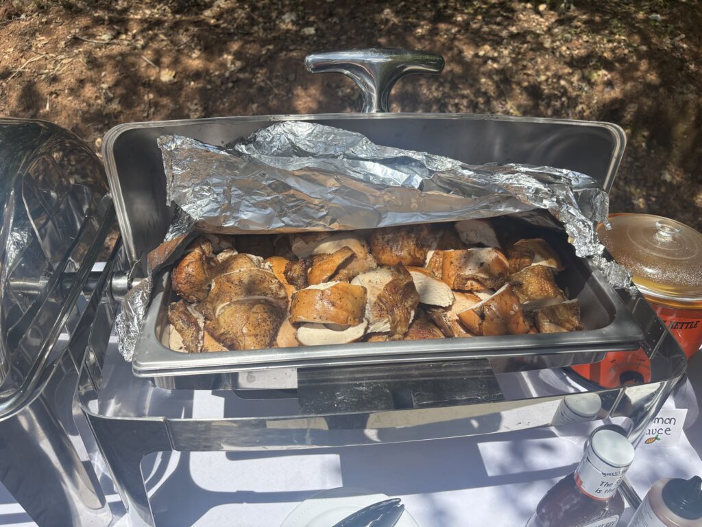 Smoked Chicken for catering event