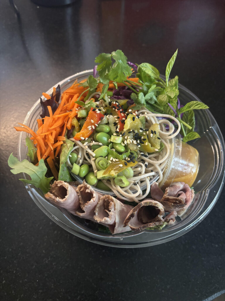 Soba Noodle Salad (with steak)